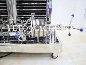 ماكينة عطر Yeto مصنوعة من الفولاذ المقاوم للصدأ 316 بخلاط عطور هوائي ماكينة صنع زيوت عطرية