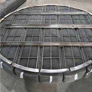 Almohadilla de malla Desempañador Vapor Separación de líquidos <span class=keywords><strong>SS</strong></span> 304L Construcción Malla de alambre de punto Desempañador Almohadilla Malla Eliminador de niebla - Product Image 2