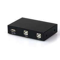 인쇄 서버 2PORT USB 자동 공유 프린터 스위치
