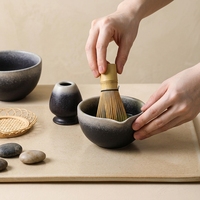 Ensemble de bols à thé en céramique chasen matcha japonais de qualité supérieure personnalisés pour cadeau