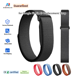 Correa de nailon con cierre de gancho y bucle para pulseras Google <span class=keywords><strong>Fitbit</strong></span> Air, correas de repuesto ajustables - Product Image 6
