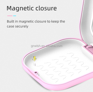 Lưu giữ trường hợp hàm răng giả lưu trữ container mỏng miệng bảo vệ hộp vuông Silicone Pad từ đóng cửa biểu tượng tùy chỉnh - Product Image 4