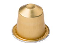 Capsules en aluminium compatibles avec un mélange de café de bonne qualité, tube de 10 capsules