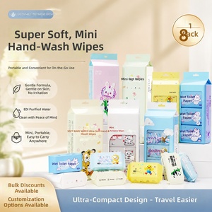 Toallitas Húmedas Desechables para Bebés en Paquetes Individuales, Toallitas Limpiadoras Suaves para Manos y Cara, Toallitas Sanitarias Portátiles para el Cuidado Diario de Mamá y Bebé - Product Image 2