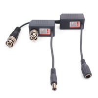 Transmetteur vidéo/audio/alimentation 2 en 1 5mp 1080p BNC RJ45 Connecteur coaxial HD UTP Paire torsadée Balun vidéo pour accessoires de vidéosurveillance