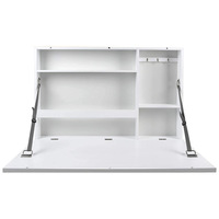 Bureau mural flottant convertible et pliable personnalisable, en bois artisanal, fabricant OEM de bureaux d'ordinateur
