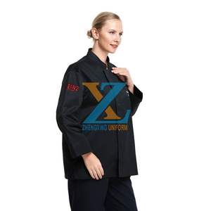 3/4 manga restaurante Chef abrigo ligero botón cocina uniforme chaqueta para Pizza comida rápida café Sushi - Product Image 3