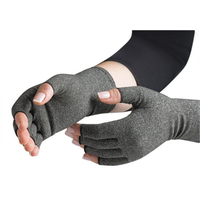 Gants anti-arthrite, accessoire de soulagement des pressions, mitaines, à enfilement à moitié-doigts, pour les Sports en plein air et la conduite