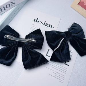 Forcina con fiocco da donna a coda di rondine con Clip laterale per punta di tessuto per bambina - Product Image 5