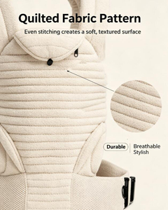 Porte-bébé Premium Ergonomique pour Nouveau-né et Tout-petit avec Poches – Écharpe de Portage Confortable Mains Libres - Product Image 5