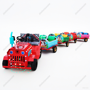 Amusement de <span class=keywords><strong>location</strong></span> en acier de chariot de tracteur carré de Train sans rail électrique des enfants pour le centre commercial d'école 12 <span class=keywords><strong>mois</strong></span> de garantie - Product Image 5