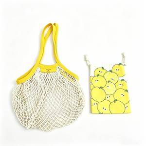 Wholesale 16inch Cotton Mesh Shopping Bags Reusable <b>Vegetable</b> Mesh Tote Bags Durable Travel Beach <b>Storage</b> Bags For Fruit - Product Image 6