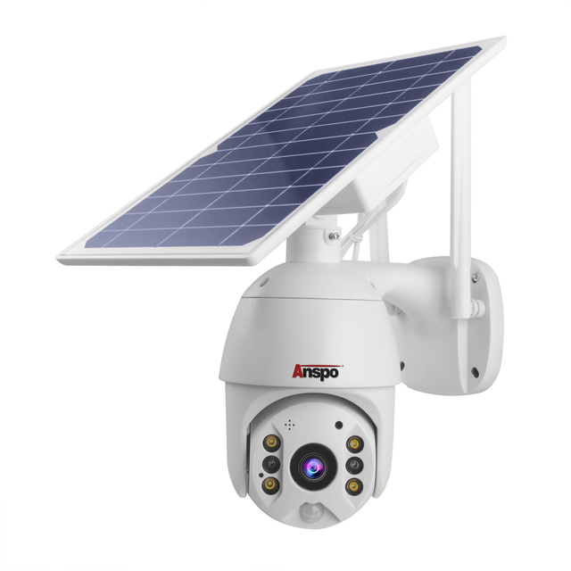 4G Intelligent Solar Energy Alert PTZ Camera With Solar Battery 4G Sim Card Outdoor Security CCTV Camera 3MP