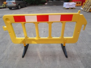 Barrera de Seguridad Vial de Material PE, Barrera de Tráfico de 2 Metros, Valla de Seguridad Vial - Product Image 3