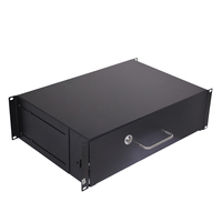 Tiroir de rack de serveur 19 pouces 2U 3U, armoire de rangement profonde verrouillable, profil de montage compatible, acier SPCC, certifié CE, IP20