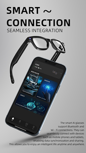 Ai thông minh Kính trò chuyện Gpt dịch enc gọi máy nghe nhạc không dây BT 1080p HD video 8MP Camera IP67 cảm ứng không thấm nước bằng giọng nói - Product Image 5