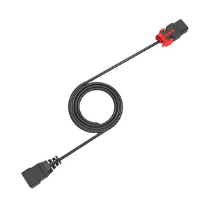 Power <span class=keywords><strong>adapter</strong></span> nối mở rộng màu đen Nam-Nữ Power cắm nối 3-pin <span class=keywords><strong>AC</strong></span> ổ cắm CE ul - Product Image 1
