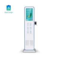 Logo OEM personnalisé grande station de location Powerbank en forme de carte de crédit compatible POS pour support de chargement de téléphone pratique