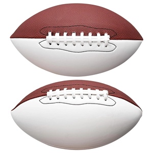 Mini ballons de <span class=keywords><strong>football</strong></span> américain blancs <span class=keywords><strong>taille</strong></span> 3 personnalisés – Ballons de signature pour trophées de matchs de rugby - Product Image 3