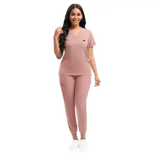 In stock 42122 stretchy luxury track suits women moschino two piece suits size 22 women church nurse scrub suit design