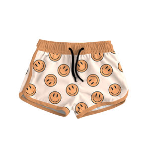 All'ingrosso costume da bagno estivo per bambini personalizzato Smiley mimetico stampa per bambini pantaloncini da bagno elastici in vita - Product Image 5