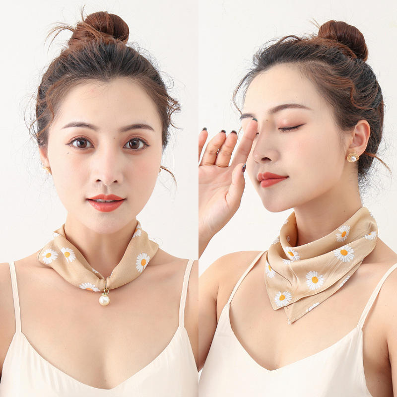 Beige small daisy 25cm*25cm1