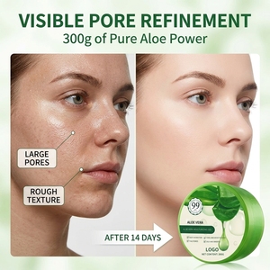 Gel d'aloe vera 100% biologique à base de plantes 300g, hydratant, <span class=keywords><strong>anti</strong></span>-rides, gel d'aloe vera pur, crème nourrissante pour les soins de la peau - Product Image 2