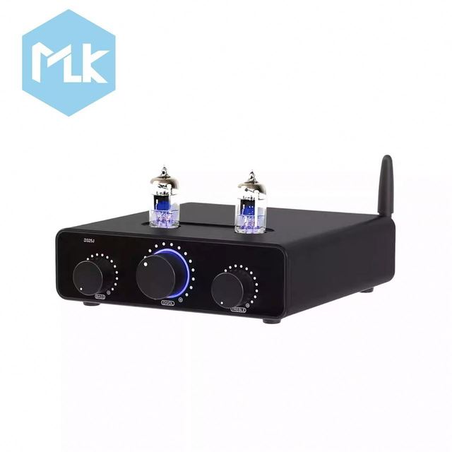 MLK D325J Tube Amplifier Hifi Audiophiles GE5654W Tube High-power TPA3255 Blue-tooth Power Amplifier