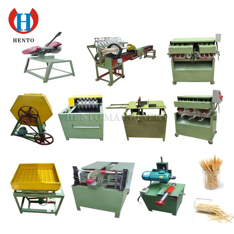 Machine to Make Toothpicks / Bamboo Tooth Picks Toothpick Making Machine with Good Quality