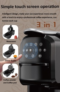 Cafetera Eléctrica Moderna de Acero Inoxidable para Habitaciones de Hotel, Multifuncional 6 en 1, Presión de Bomba de 16-20 Bares - Product Image 2