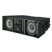 Boutum Neo 1200W 3 vías 2*12 \ "Altavoz de matriz de línea de metal Equipo de sonido de rendimiento de concierto grande para audio de tamaño mediano
