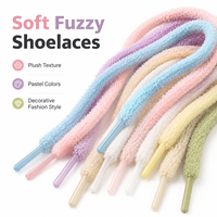 Lacets en chenille doux et moelleux en gros pour baskets OEM ODM Mingjia