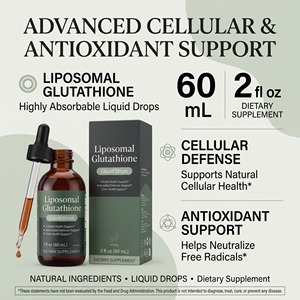 Gotas Líquidas de Glutatión Liposomal 60 ml 2 fl oz Suplemento para la Salud Fórmula Personalizada OEM ODM - Product Image 1
