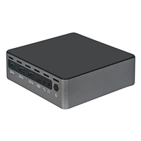 Mini PC NUC Ultra 7 155U de Última Generación (14ª Gen) con 8K, 3 Puertos de Pantalla, 12 Núcleos a 4.8GHz, 2 Puertos RJ45 LAN, Windows 11, Linux, DDR5