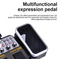 Pédale d'effets de guitare électrique multi-effets portable et durable, ABS métal Nux MG-100