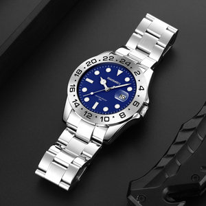 Montre à quartz SKMEI 9415, nouvelle arrivée, 3 bars d'étanchéité, design ajouré, montre-bracelet de luxe et tendance pour homme - Product Image 2