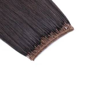 The new style virgin remy hair product in Korea more comfortable feather hair extension/ no tip hair extension