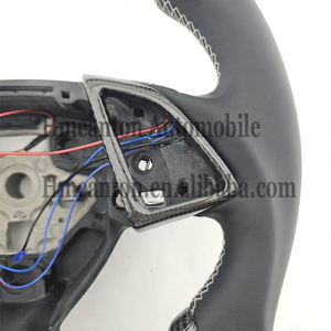 Quality Wholesale Smooth Leather Carbon Fibre Heating Steering <b>Wheel</b> for Chevrolet Camaro Car Steering <b>Wheel</b> - Product Image 2
