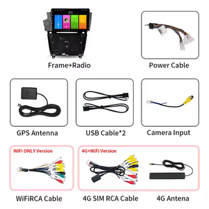 Radio de navigation GPS Android à écran tactile 2 Din de 9 pouces Qcta Core 2 + 32G 4 + 64G pour <span class=keywords><strong>CITROEN</strong></span> DS6 <span class=keywords><strong>DS4</strong></span> DS5L 2014 ~ <span class=keywords><strong>2018</strong></span> Carplay - Product Image 2