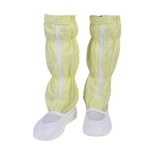 Bottes montantes anti-poussière et antistatiques avec semelle confortable en PU, chaussures de travail pour salles blanches de classe <span class=keywords><strong>100000</strong></span> - Product Image 1