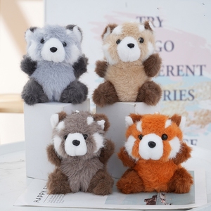 Peluches Adorables de <span class=keywords><strong>Mapache</strong></span> y Panda Rojo, Juguetes de Peluche para Máquina de Garras, Llavero de Peluche de <span class=keywords><strong>Mapache</strong></span> y Panda Rojo - Product Image 5
