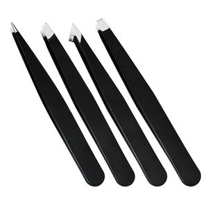 Pinzas negras, pinzas para cejas, herramientas para dar forma a las cejas, juego completo de herramientas de maquillaje facial para dar forma a las cejas y depilar. - Product Image 2
