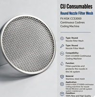Consommables CIJ : Filtre à mailles rondes pour machine de codage continu KGK CCS3000