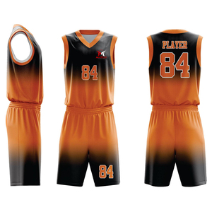 Tenue d'entraînement d'équipe 100% polyester, personnalisable, uniforme de basket-ball unisexe pour adultes, respirant, léger, uniforme de basket-ball imprimé - Product Image 1