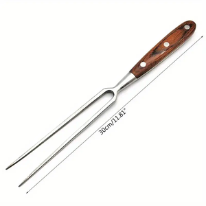 Forchetta da BBQ <span class=keywords><strong>in</strong></span> <span class=keywords><strong>acciaio</strong></span> inossidabile resistente, forchette da cucina per <span class=keywords><strong>Barbecue</strong></span> lunghe <span class=keywords><strong>in</strong></span> metallo, che serve, cucina, grigliare, forchetta per arrostire - Product Image 6