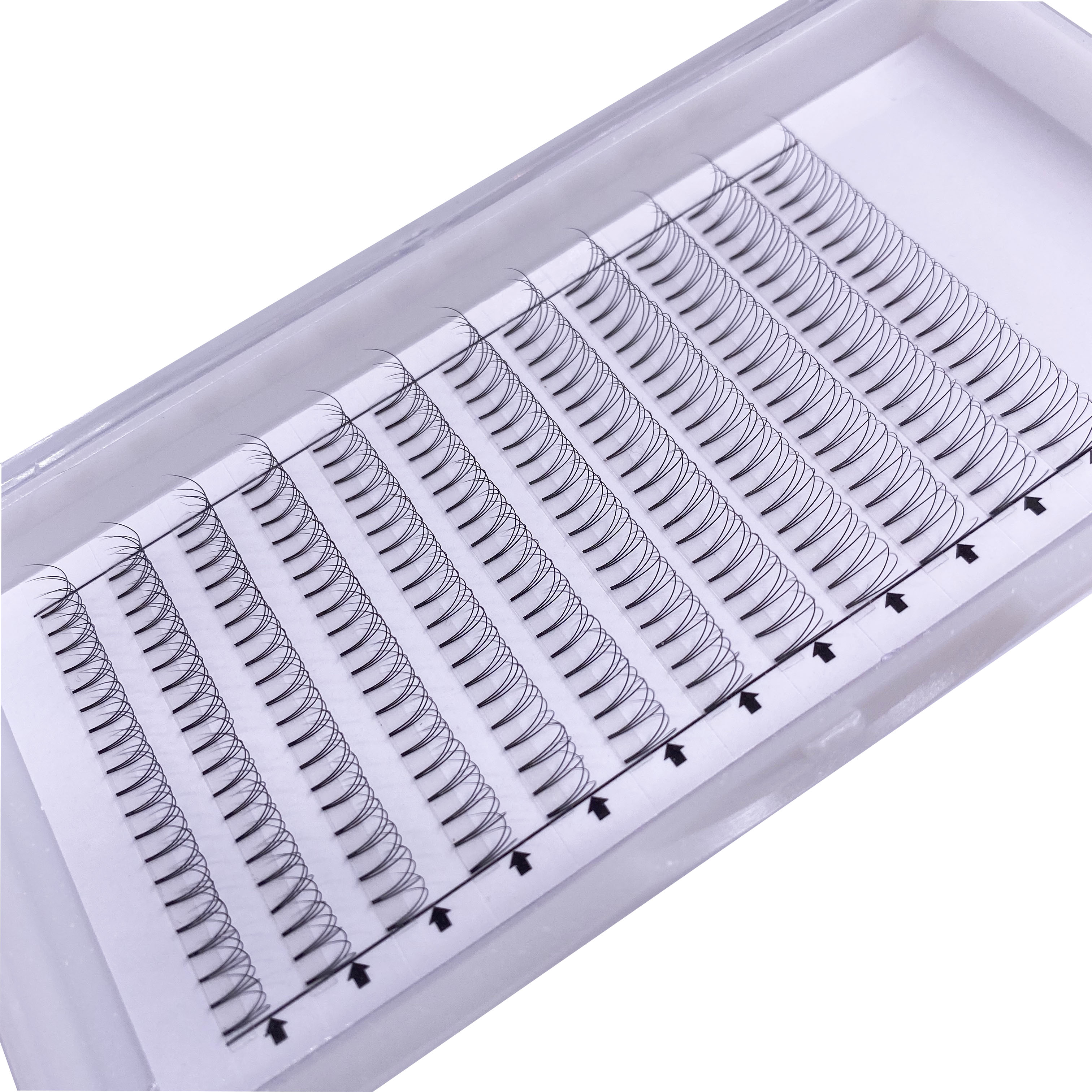 3D 0,10 D завитые ресницы 3d оптом поставщик веер ресницы собственный бренд 3D ресницы