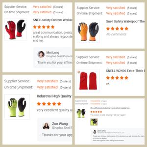 SNELL W2406 ekstra kalın deri eldiven dayanıklı kaynak koruyucu eldiven isı yalıtım aşınmaya dayanıklı özellikler genişletilmiş uzunluk - Product Image 6