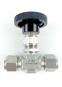 1/4 "d डबल फर्नियम सुई वाल्व स्टेनलेस स्टील अभिन्न बोनेट सीधे पैटर्न सुई वाल्व - Product Image 3