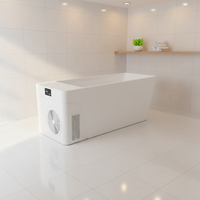 Baignoire de Plongée Froide Tout-en-un Premium 2026 Nouveau Design - Bain de Glace en Acrylique avec Couverture Isolante, Spa de Thérapie de Luxe (Prêt à Expédier)