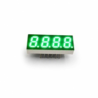 Ultra Bright 0.31 Inch 4 Digits Green 7 Segment Led Display Digital Tube Common Cathode Anode 3412agg for Arduino Diy Project